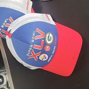 Reebok Super Bowl XLV Hat (Pittsburgh Steelers vs. Green Bay Packers)